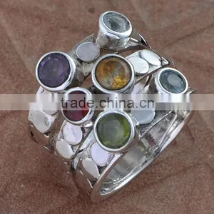Gemstone Ring ,Indian Manufacturer Gemstone Jewelry,Meditation Ring thumbnail-1