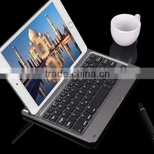Ultra Thin Aluminium Alloy Bluetooth Keyboard for IPad Mini 4 Tablet PC Wireless Keyboard thumbnail-1