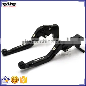 LS-001-R115 Wholesale Foldable Extendable CNC Aluminum Motocross Brakes Clutch Levers For Yamaha R1 thumbnail-1