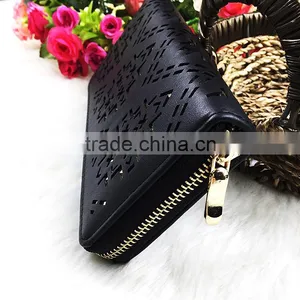 High Quality Wholesale New Fashion Black PU Embossed Women Wallet Famous Designer Brand Wallet thumbnail-4