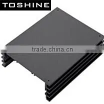 TOSHINE Low Price Hot Selling 6063 t5 Black Anodized Aluminum Car Amplifier Shell thumbnail-1