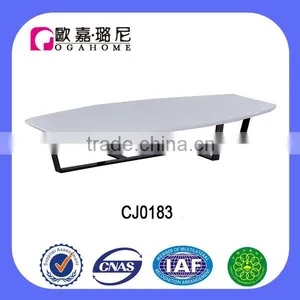 Simple Modern MDF Coffee Table Stainless Sofa Center Table CJ0183 thumbnail-2