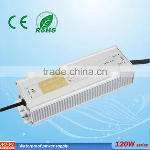 Hot Sale Mingwei Brand 120W Output Power and 110-230V Input Voltage Waterproof Led Power Supply thumbnail-1
