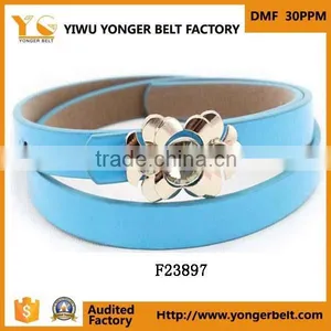 Beautiful Blue Fashion New Design Women Latest Style Casual Garment Belt thumbnail-1