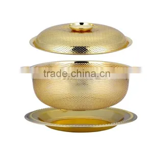 2015 Stackable Stainless Steel Woven Fruit Basket With Lid thumbnail-6
