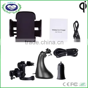 3 Coils Wireless Car Charger Big Wireless Charger Area for Universal Smart Phone thumbnail-3
