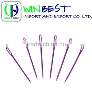 High Quality Cheap Colorful Plastic Sewing Needles For Adults And Children thumbnail-3