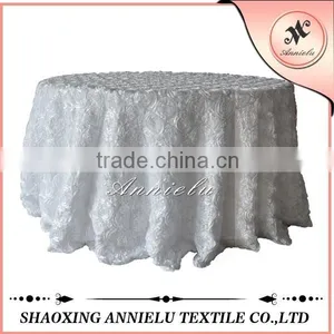Wedding Satin Rosette Table Cloth thumbnail-2