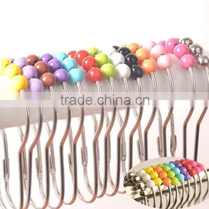 Shower Curtain Hooks / Shower Curtain Hooks, Chrome, 12-Pack /Curtain Accessories - Shower Curtain Hooks thumbnail-5