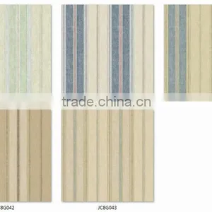 Discounted Printed Vinyl Coated Wallpaper, Navy Blue Neat Wide Stripe Wall Sticker for Closet Room , Fancy Wall Mural Roll thumbnail-4