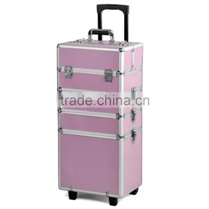 Aluminium Hairdressing Salon Makeup Beauty Box Nail Carry Case thumbnail-1