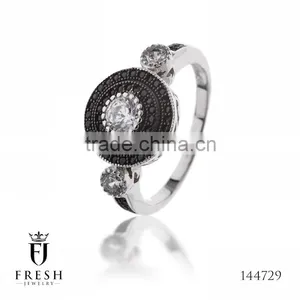 Fashion 925 Sterling Silver Ring - 144729 , Wholesale Silver Jewellery, Silver Jewellery Manufacturer, CZ Cubic Zircon AAA thumbnail-1
