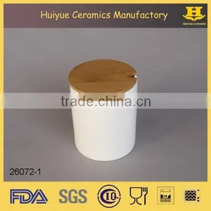 Ceramic Condiment Set, Spice Jar With Spoon thumbnail-2