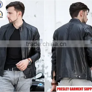 New European Hight Quality Cheap Man's Leather Jacket thumbnail-6