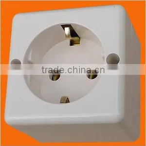 Euro Surface Mounted Standard Grounding Socket With Grounding (S2010) thumbnail-1