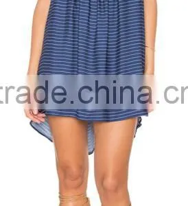 2016 Summer Comfortable Stripe Beach Party Wear Dresses thumbnail-4