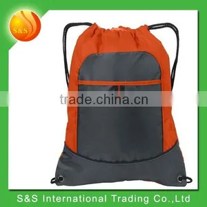 All-Purpose Pocket Lightweight Travel Gym Drawstring Bag thumbnail-3