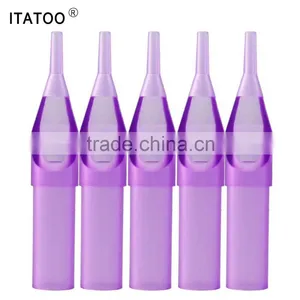 High Quality Purple Disposible Tattoo Needle Tip 3RT thumbnail-1