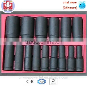 15PCS DEEP IMPACT SOCKET SET thumbnail-1