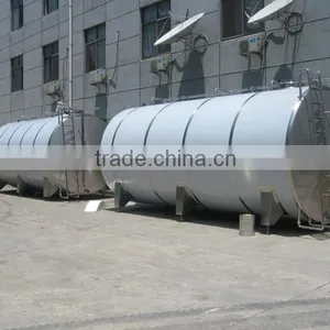 20T Horizontal Type Stainless Steel Milk Storage Tank With Insulation thumbnail-2