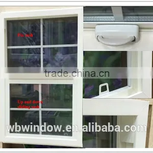 Huazhijie Profile of Pvc Americn Style Lifting Windows for Sale thumbnail-3