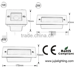New Products Outdoor Lighting 3w IP67 Led Underground Light thumbnail-5