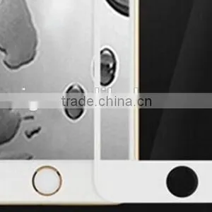 Colorful With White Print Round Edge Full Screen Tempered Glass Screen Protectors Film for Iphone 6s/ 6s Plus 4.7" & 5.5" Inch thumbnail-3