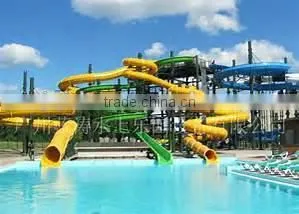 Popular Big Water Slide in Children's Amusement Park thumbnail-1