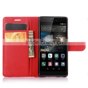 Luxury Mobile Phone Leather Case Leather Flip Case For Huawei P9 thumbnail-3
