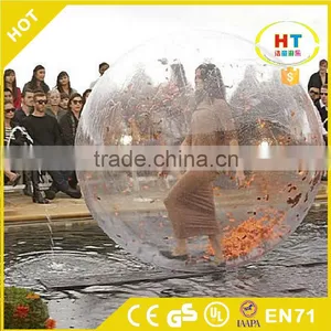 High Quality TIZIP Zip PVC or TPU Jumbo Water Ball Inflatable Water Walking Ball thumbnail-3