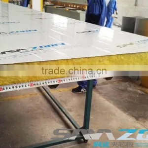 Glass Wool Sandwich Panel for Wall Gavanized Coated Can Use Longlife thumbnail-3