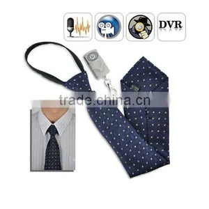 2014 Mini Camcorder Hidden Pinhole Camera Tie 4GB DVR Built-in Tie DVR Video and Audio Recorder With Wireless Remote Control thumbnail-1