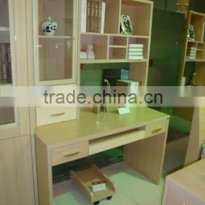 Modern White Wooden Desk Set thumbnail-1