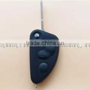 3 Button Folding Car Key Blank For Alfa Romeo Remote Control Flip Key Shell thumbnail-4