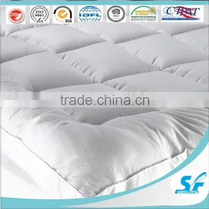 All Season Down Alternative Queen Mattress Topper, White thumbnail-1