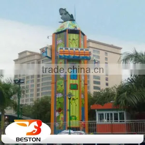 Amusement Jumping Hopper Frog Drop Tower Rides, Mini Free Fall Tower thumbnail-1