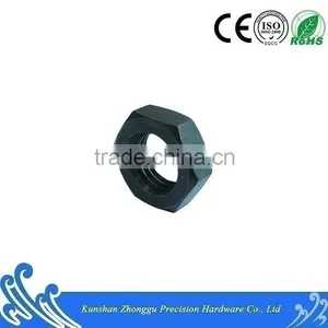 GB6172 Carbon Steel Hexagon Thin Nuts With Black Zinc thumbnail-2
