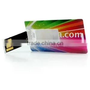 Promotional Full Capacity Plastic Credit Usb Card Printable 2gb-8gb thumbnail-1