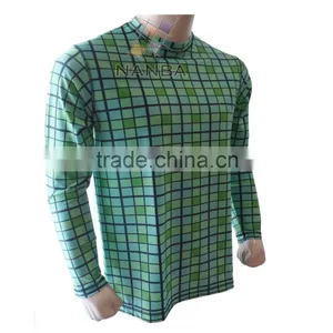 Sublimated Round Neck Sun Protected Long Sleeve Shirt/ Rash Guard thumbnail-2