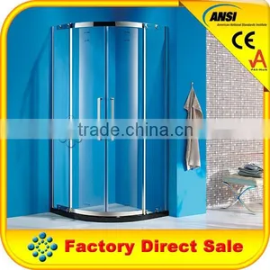 3/8 Frameless Glass to Glass Hinge Shower Door Steam Unit. thumbnail-3