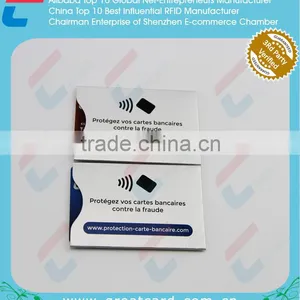 Aluminum Foil Paper Card Sleeves /RFID Blocking Card Sleeve thumbnail-1