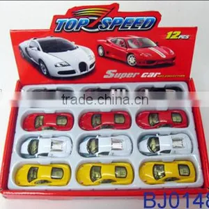 12pcs Free Wheel Mini Metal Die Cast Car Model thumbnail-4