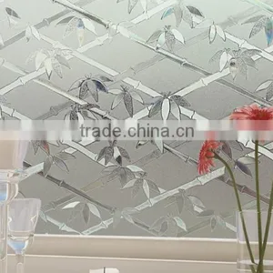 Embossed Cut Glass Pebbles Decorative Window Film Covering thumbnail-5
