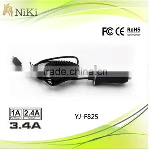 Car Charger With Cable for Iphone Dual Usb Port OEM Accepted thumbnail-1