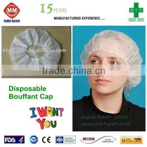 Hospital Protective Bouffant Cap/Nurse Cap/Surgical Cap ISO CE Approved thumbnail-4