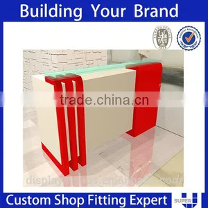 New White Clothes Shop Step Counters Top Display Case for Shoes thumbnail-1