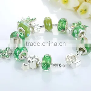 European Charm Famous Brand Butterfly Bracelet thumbnail-3