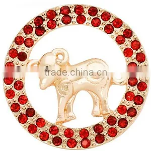 Alloy Aries Fashion Design Cheap Crystal in Bulk Brooch thumbnail-1