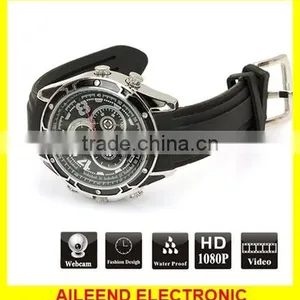 Waterproof 32GB 1080P High Definition IR Spy Night Vision Camera Watch thumbnail-1