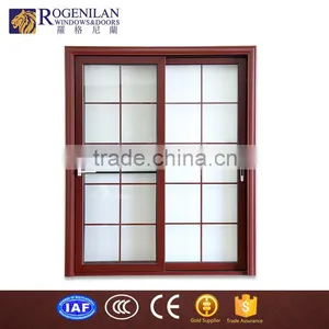 ROGENILAN 2 Tracks Room Safety Door Design With Grill thumbnail-1